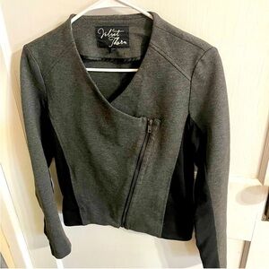 PacSun Gray and Black Women's Jacket